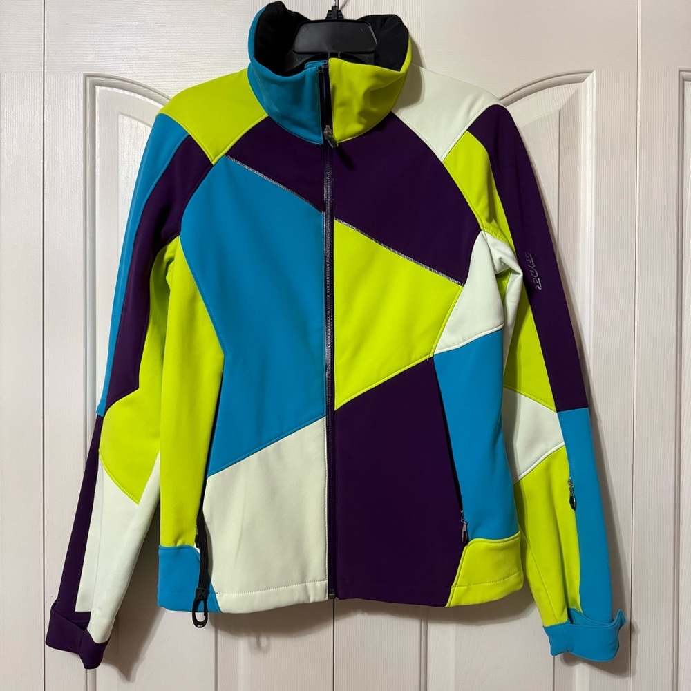 SPYDER Ladies Softshell Jacket MELAN Size Medium Ski Snowboard Bright MSRP $200